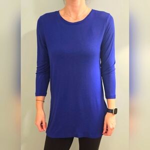 Old Navy Luxe Blue Top